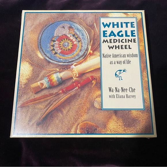 VTG 97’ NIB White Eagle Medicine Wheel Set. Book and Deck by Wa-Na-Nee-Che. - Picture 1 of 11